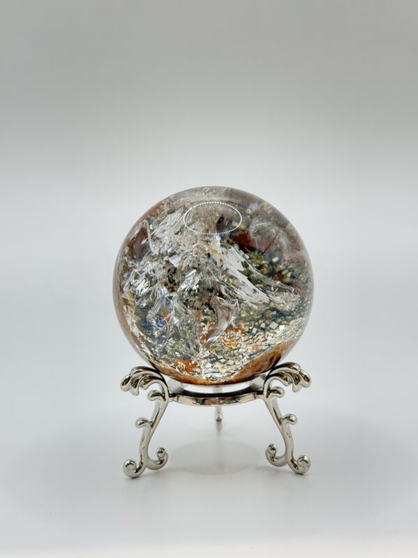 黃鐵礦功效共生白水晶