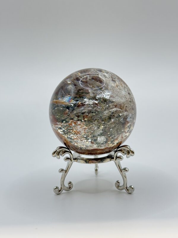 黃鐵礦功效共生白水晶